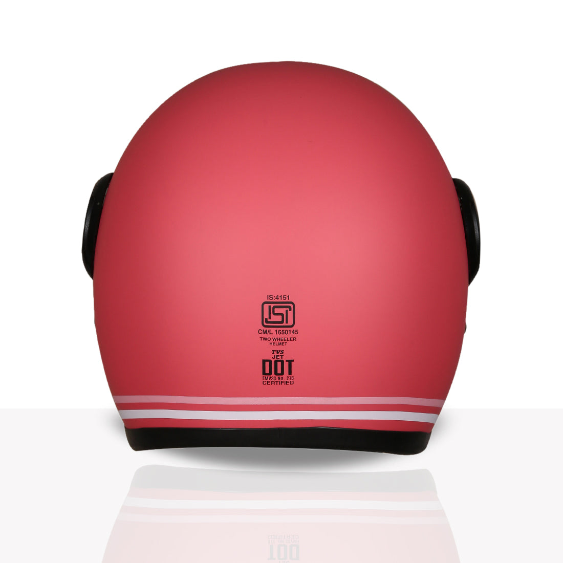 TVS MissFit Helmet for Women | Lightweight Ladies Helmet for Scooty | Stylish Girls Helmet with Extreme Comfort Fit | Women Helmet with Clear Visor | DOT & ISI Certified Helmet for Woman